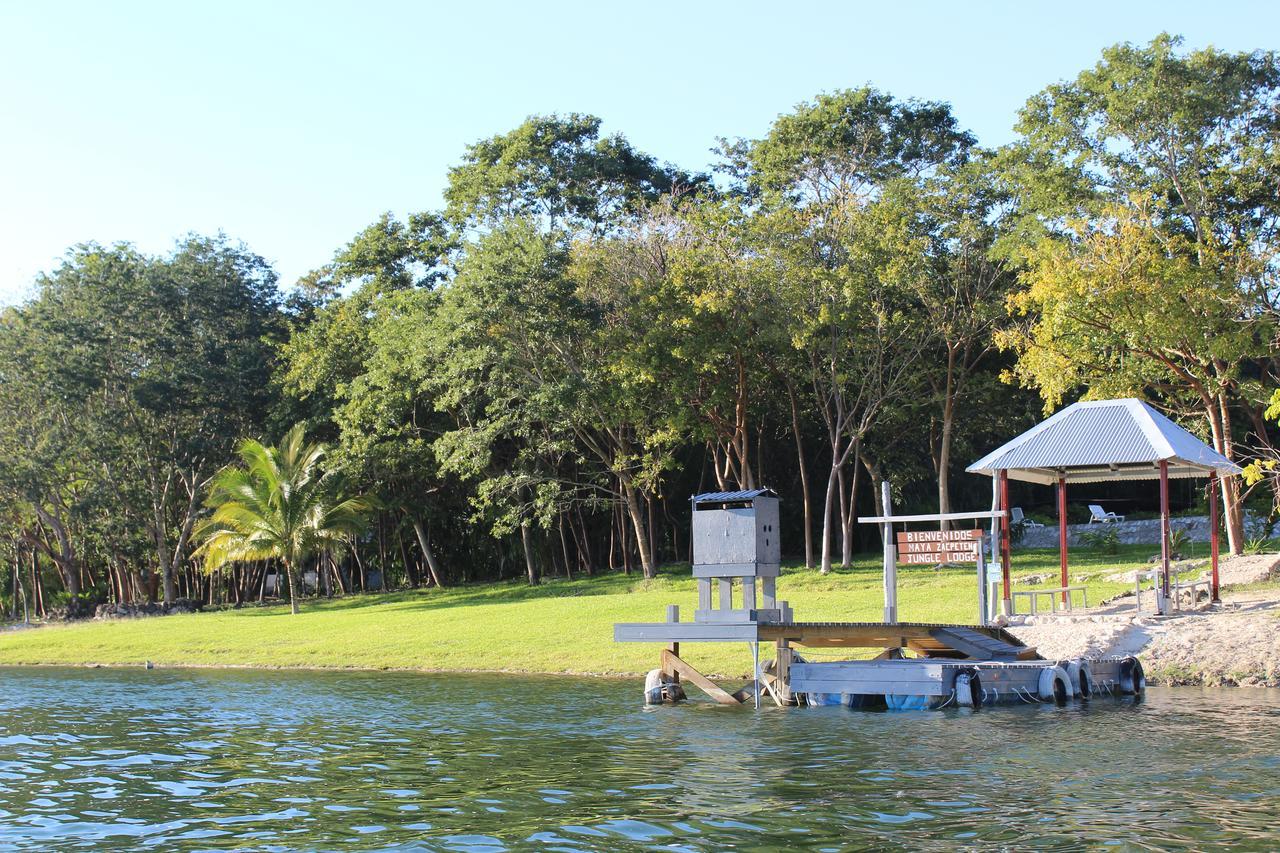 Maya Zac Peten Jungle Lodge 埃尔莱马特 外观 照片