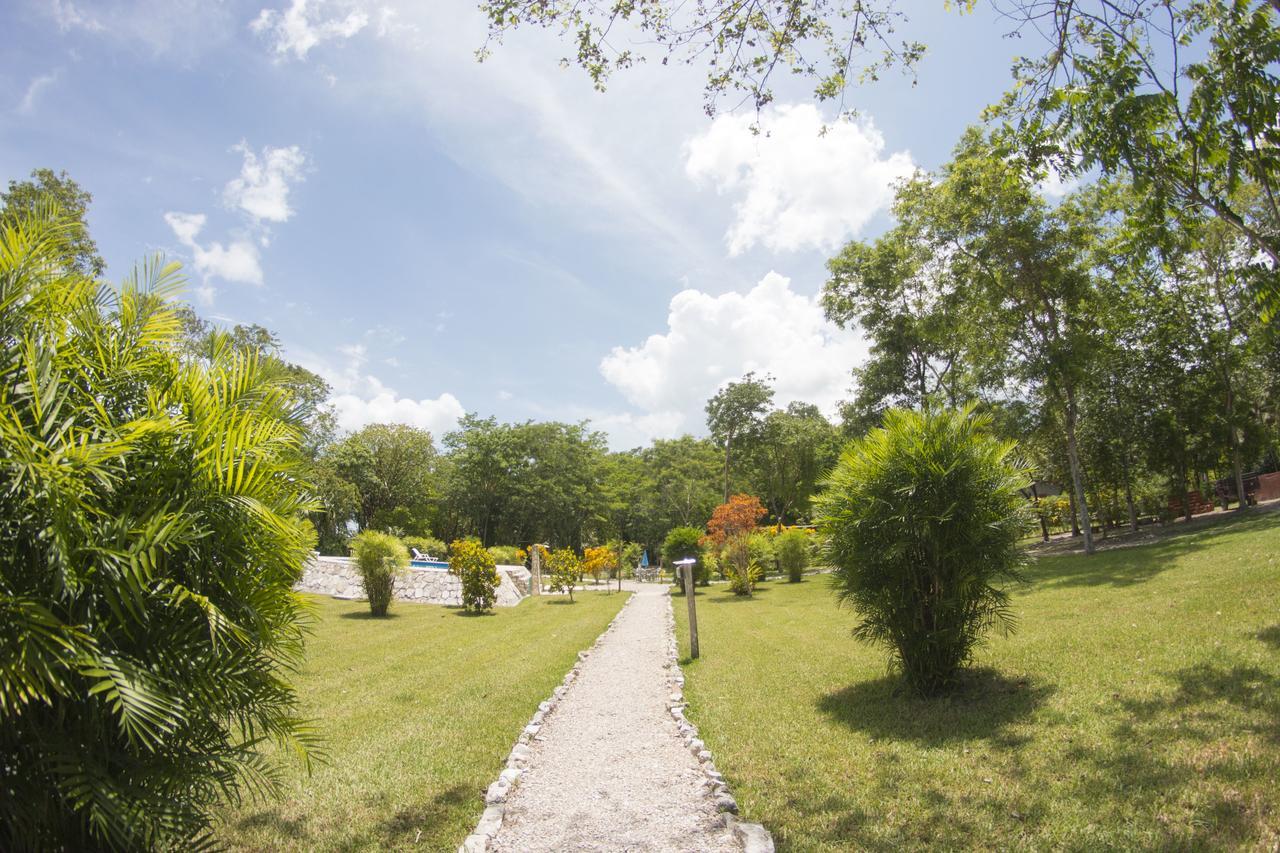 Maya Zac Peten Jungle Lodge 埃尔莱马特 外观 照片