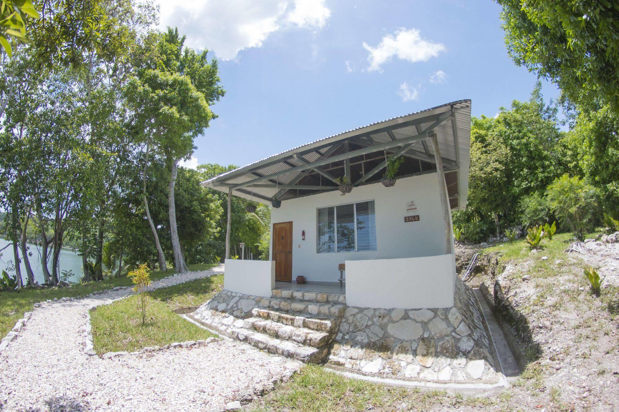 Maya Zac Peten Jungle Lodge 埃尔莱马特 外观 照片