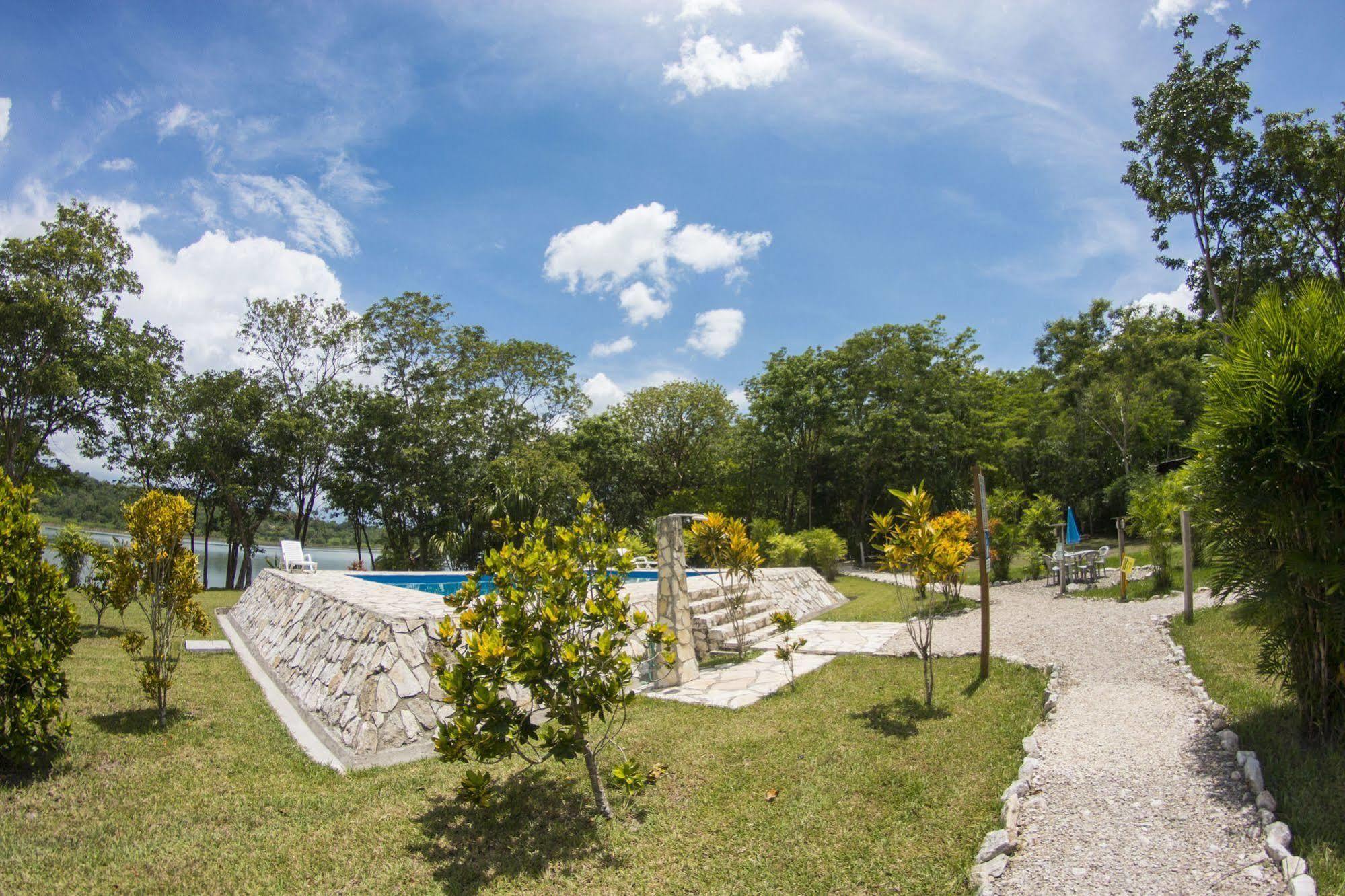 Maya Zac Peten Jungle Lodge 埃尔莱马特 外观 照片